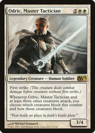 Odric, Master Tactician [Magic 2013] | Fandemonia Ltd