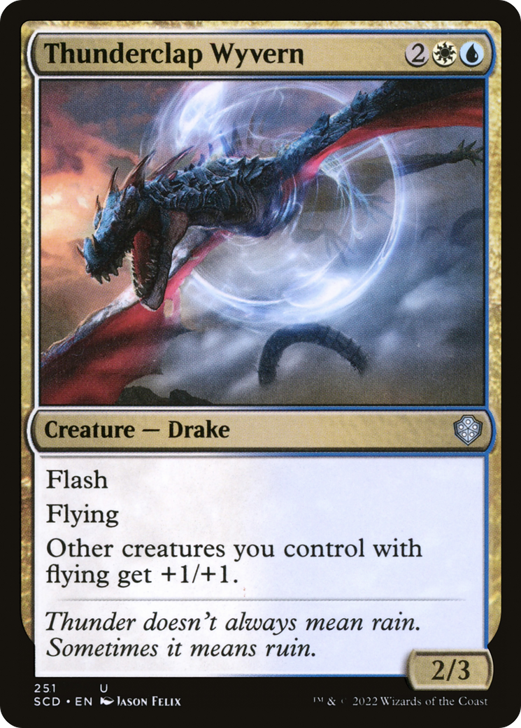 Thunderclap Wyvern [Starter Commander Decks] | Fandemonia Ltd