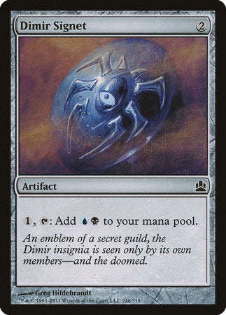 Dimir Signet [Commander 2011] | Fandemonia Ltd