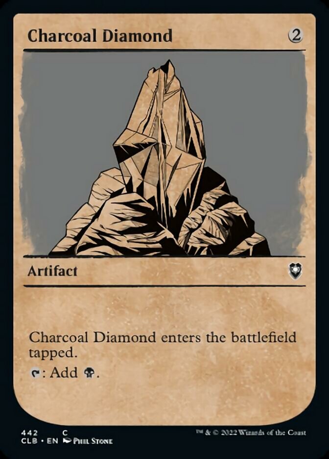 Charcoal Diamond (Showcase) [Commander Legends: Battle for Baldur's Gate] | Fandemonia Ltd