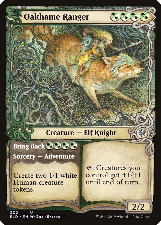 Oakhame Ranger // Bring Back (Showcase) [Throne of Eldraine] | Fandemonia Ltd