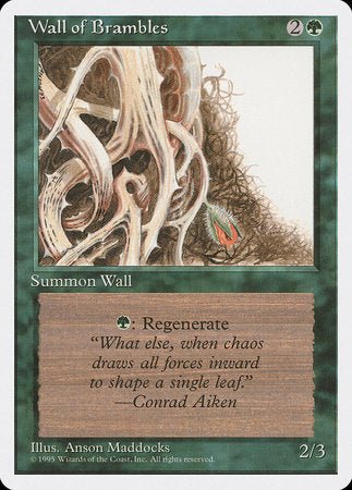 Wall of Brambles [Fourth Edition] | Fandemonia Ltd