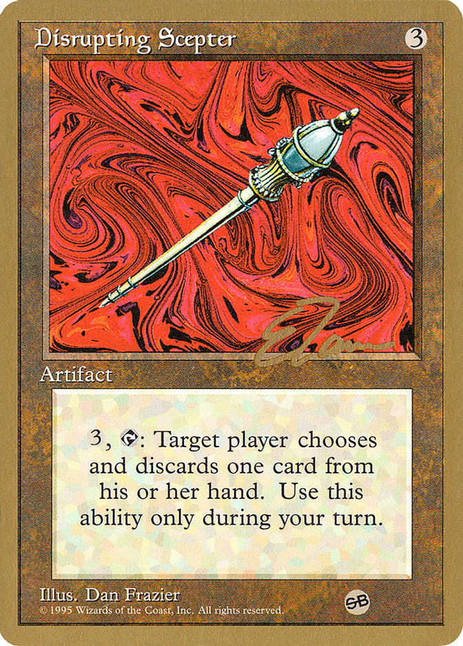 Disrupting Scepter (Eric Tam) (SB) [Pro Tour Collector Set] | Fandemonia Ltd