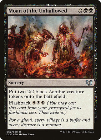 Moan of the Unhallowed [Duel Decks: Blessed vs. Cursed] | Fandemonia Ltd