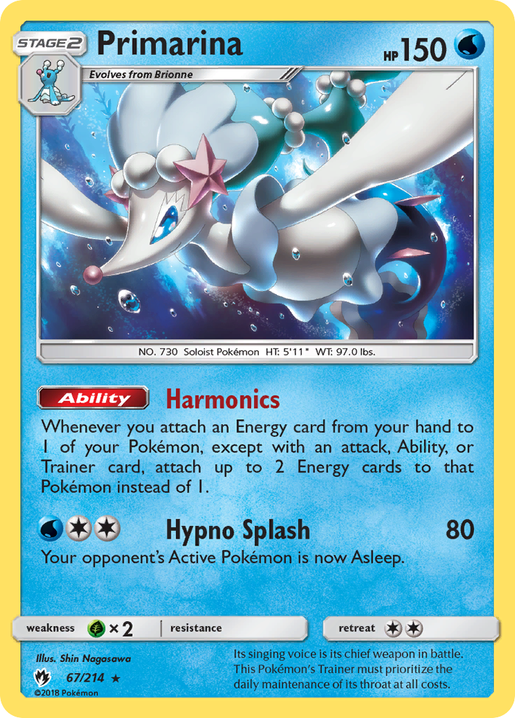 Primarina (67/214) [Sun & Moon: Lost Thunder] | Fandemonia Ltd