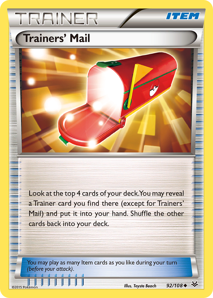 Trainers' Mail (92/108) [XY: Roaring Skies] | Fandemonia Ltd