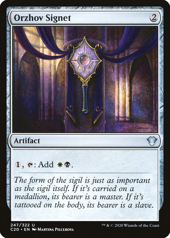 Orzhov Signet [Commander 2020] | Fandemonia Ltd