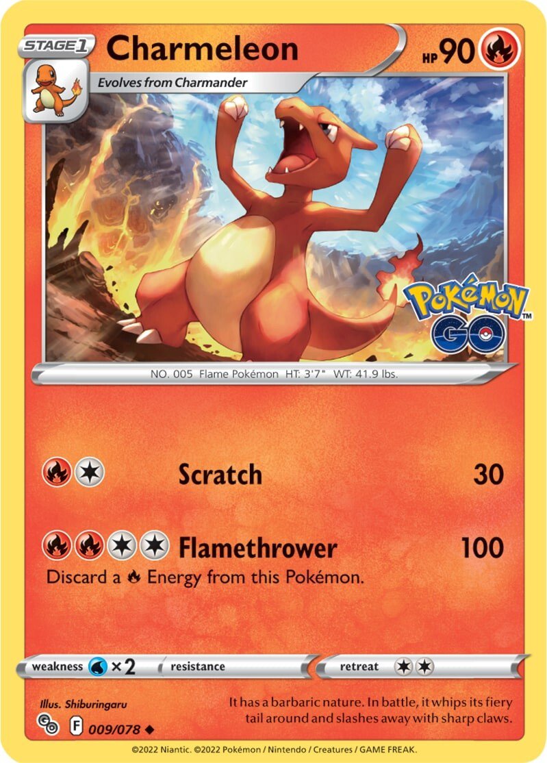 Charmeleon (009/078) [Pokémon GO] | Fandemonia Ltd