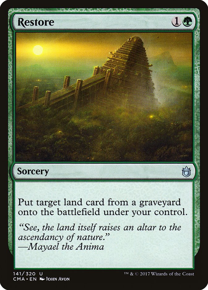 Restore [Commander Anthology] | Fandemonia Ltd