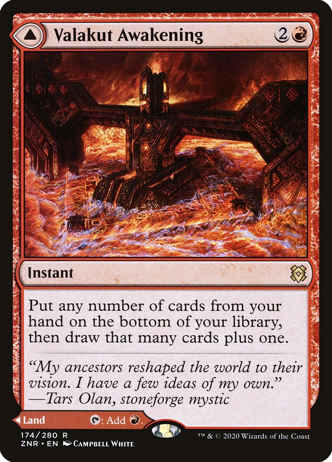 Valakut Awakening // Valakut Stoneforge [Zendikar Rising] | Fandemonia Ltd