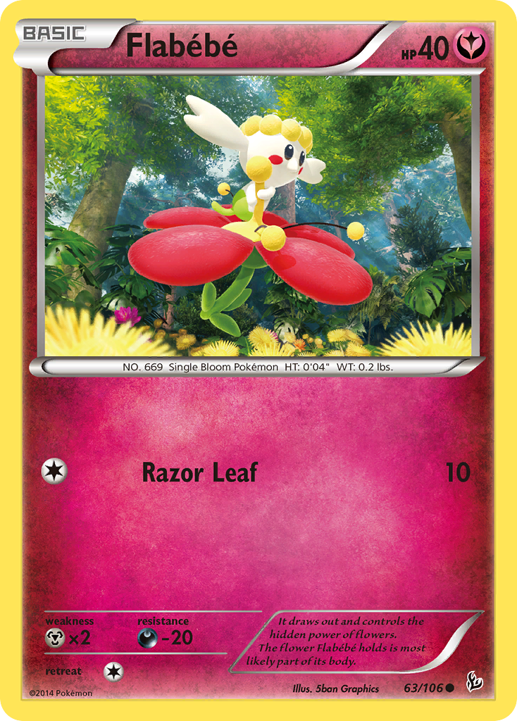 Flabebe (63/106) [XY: Flashfire] | Fandemonia Ltd