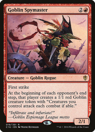 Goblin Spymaster [Commander 2016] | Fandemonia Ltd