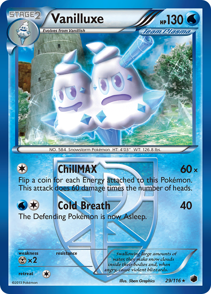 Vanilluxe (29/116) [Black & White: Plasma Freeze] | Fandemonia Ltd