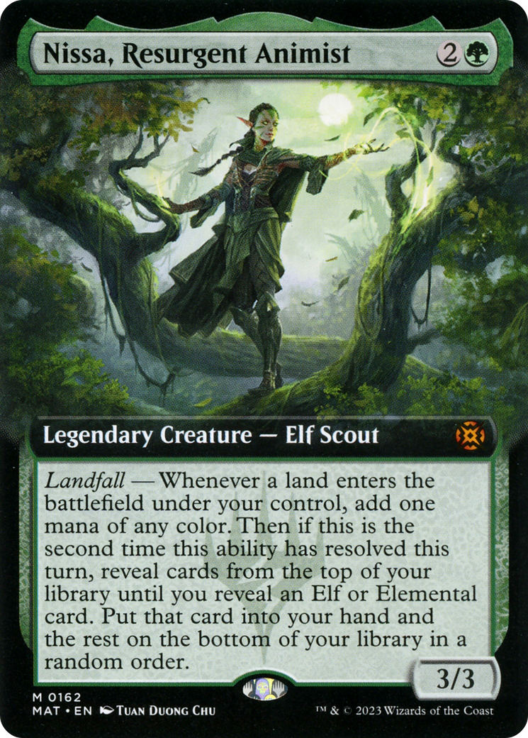 Nissa, Resurgent Animist (Extended Art) [March of the Machine: The Aftermath] | Fandemonia Ltd