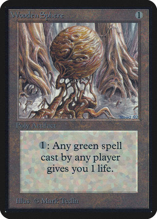 Wooden Sphere [Limited Edition Alpha] | Fandemonia Ltd
