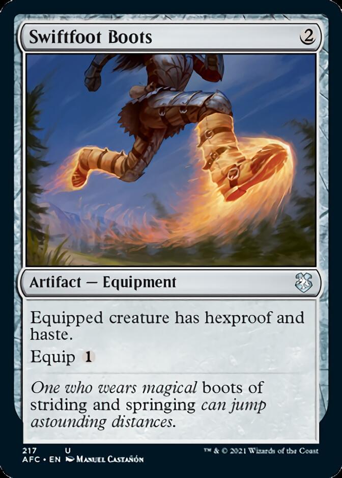 Swiftfoot Boots [Dungeons & Dragons: Adventures in the Forgotten Realms Commander] | Fandemonia Ltd