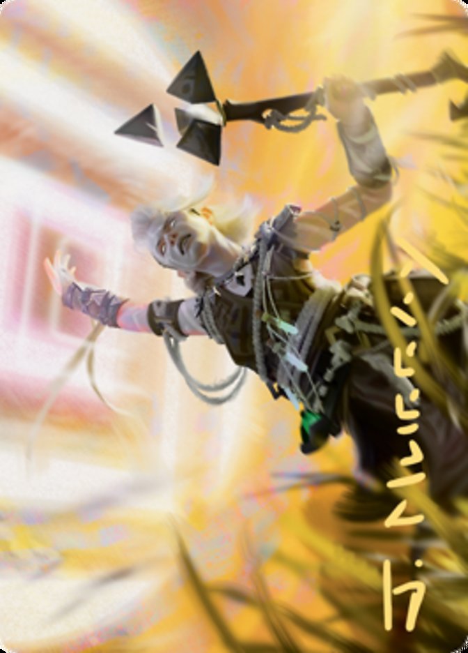 Kor Celebrant Art Card (Gold-Stamped Signature) [Zendikar Rising Art Series] | Fandemonia Ltd