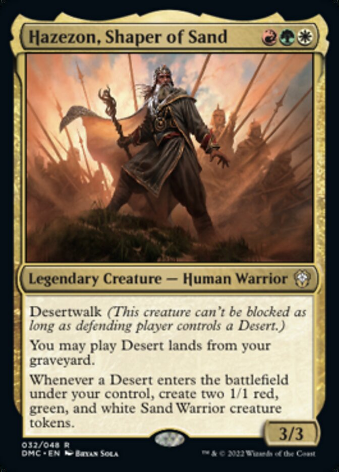 Hazezon, Shaper of Sand [Dominaria United Commander] | Fandemonia Ltd