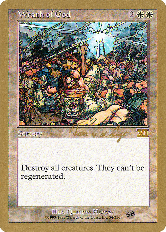 Wrath of God (Tom van de Logt) (SB) [World Championship Decks 2000] | Fandemonia Ltd