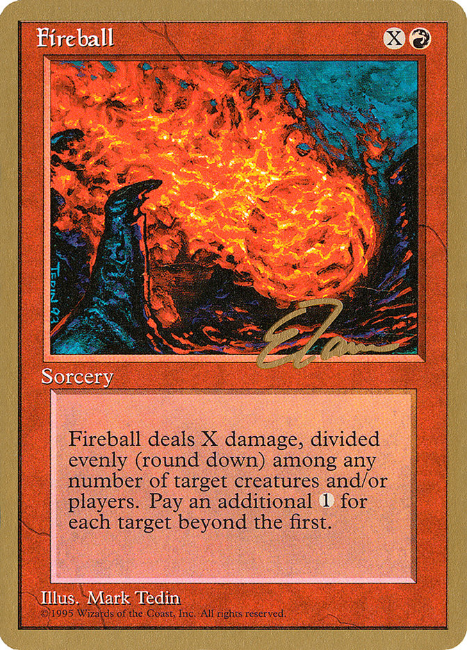 Fireball (Eric Tam) [Pro Tour Collector Set] | Fandemonia Ltd