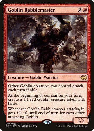 Goblin Rabblemaster [Duel Decks: Merfolk vs. Goblins] | Fandemonia Ltd