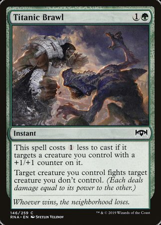 Titanic Brawl [Ravnica Allegiance] | Fandemonia Ltd