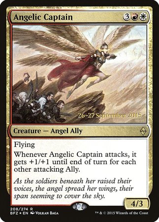 Angelic Captain [Battle for Zendikar Promos] | Fandemonia Ltd