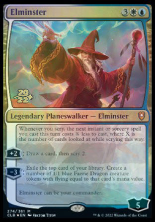 Elminster [Commander Legends: Battle for Baldur's Gate Prerelease Promos] | Fandemonia Ltd
