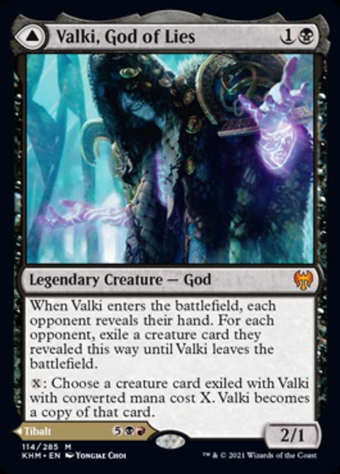Valki, God of Lies // Tibalt, Cosmic Impostor [Kaldheim] | Fandemonia Ltd