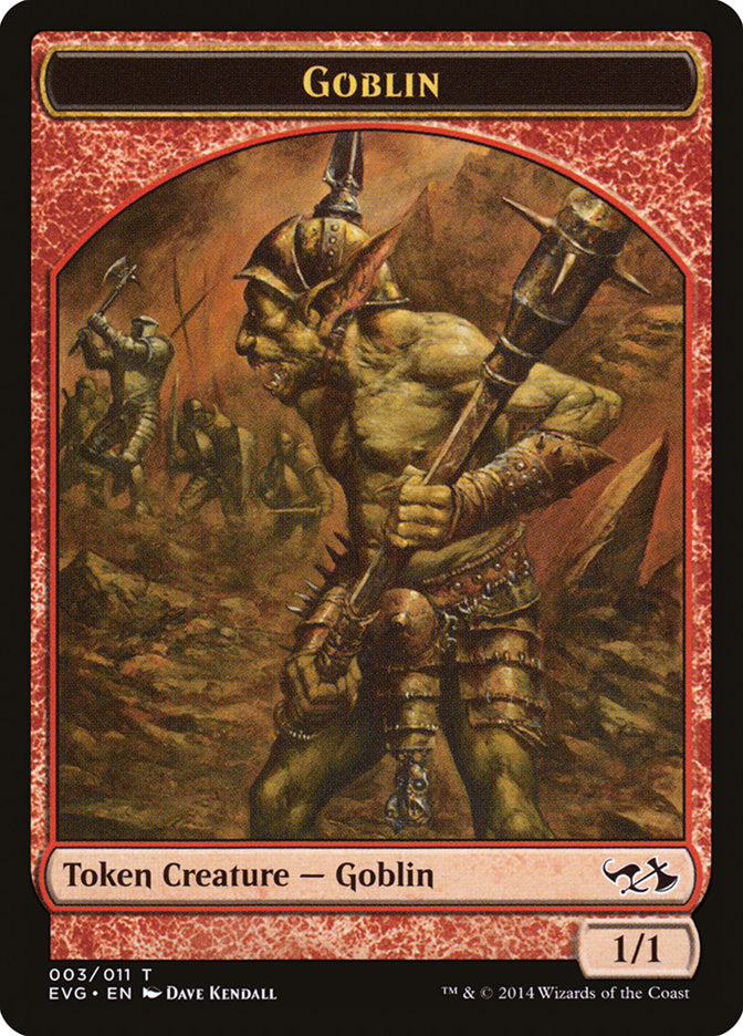 Goblin Token (Elves vs. Goblins) [Duel Decks Anthology Tokens] | Fandemonia Ltd