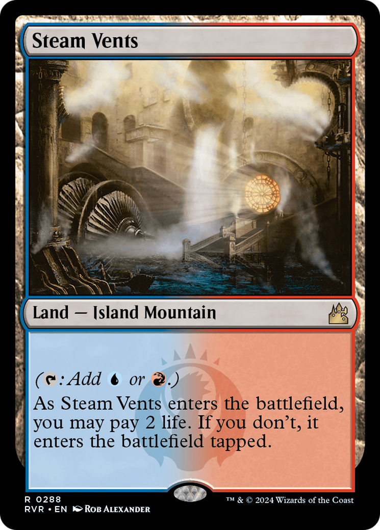 Steam Vents [Ravnica Remastered] | Fandemonia Ltd