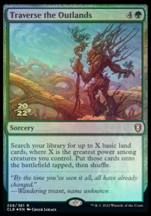 Traverse the Outlands [Commander Legends: Battle for Baldur's Gate Prerelease Promos] | Fandemonia Ltd