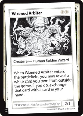 Wizened Arbiter (2021 Edition) [Mystery Booster Playtest Cards] | Fandemonia Ltd
