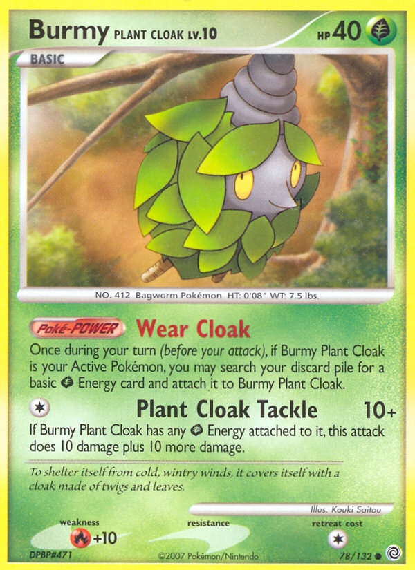 Burmy Plant Cloak (78/132) [Diamond & Pearl: Secret Wonders] | Fandemonia Ltd