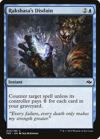 Rakshasa's Disdain [Fate Reforged] | Fandemonia Ltd