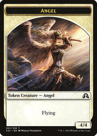 Angel Token [Shadows over Innistrad Tokens] | Fandemonia Ltd