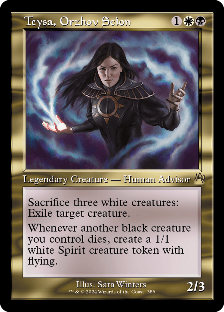 Teysa, Orzhov Scion (Retro Frame) [Ravnica Remastered] | Fandemonia Ltd