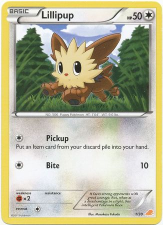 Lillipup (1/30) [Black & White: Trainer Kit - Excadrill] | Fandemonia Ltd