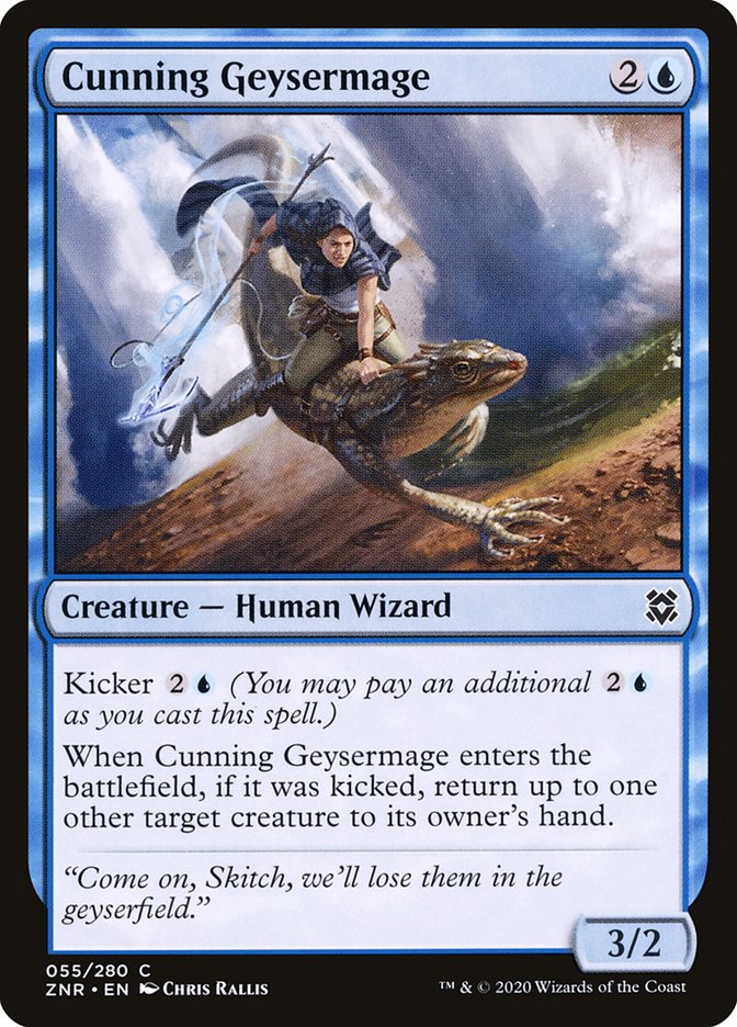 Cunning Geysermage [Zendikar Rising] | Fandemonia Ltd