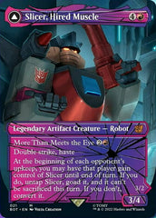 Slicer, Hired Muscle // Slicer, High-Speed Antagonist (Shattered Glass) [Universes Beyond: Transformers] | Fandemonia Ltd