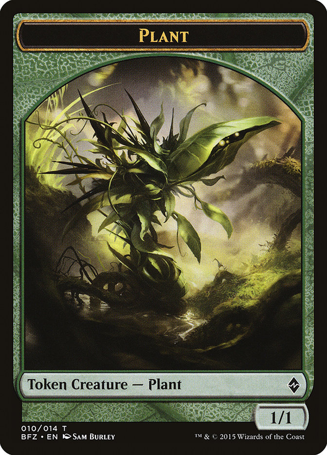 Plant [Battle for Zendikar Tokens] | Fandemonia Ltd