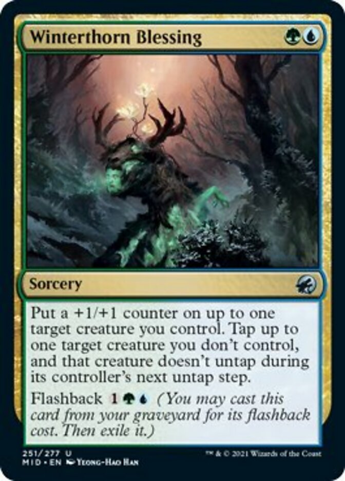 Winterthorn Blessing [Innistrad: Midnight Hunt] | Fandemonia Ltd