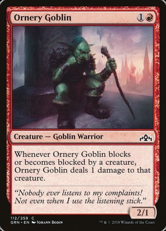 Ornery Goblin [Guilds of Ravnica] | Fandemonia Ltd