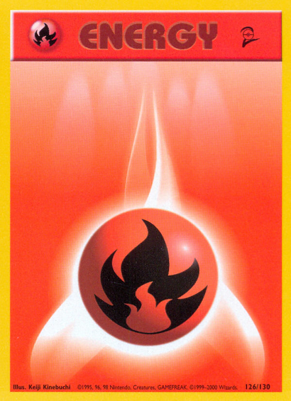 Fire Energy (126/130) [Base Set 2] | Fandemonia Ltd