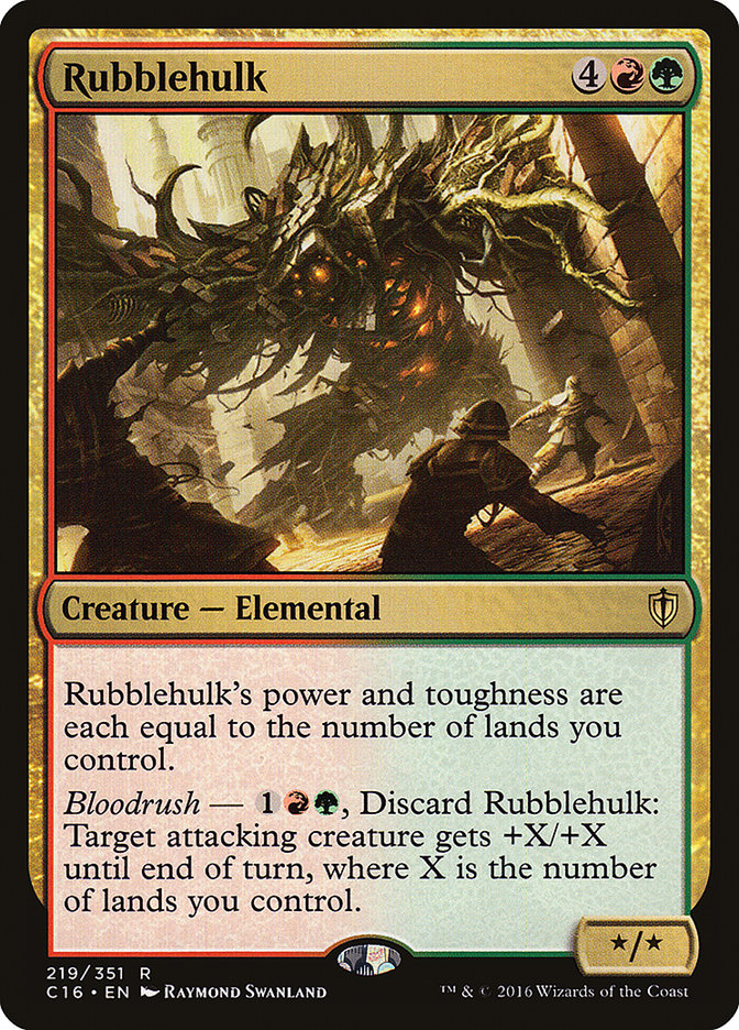 Rubblehulk [Commander 2016] | Fandemonia Ltd