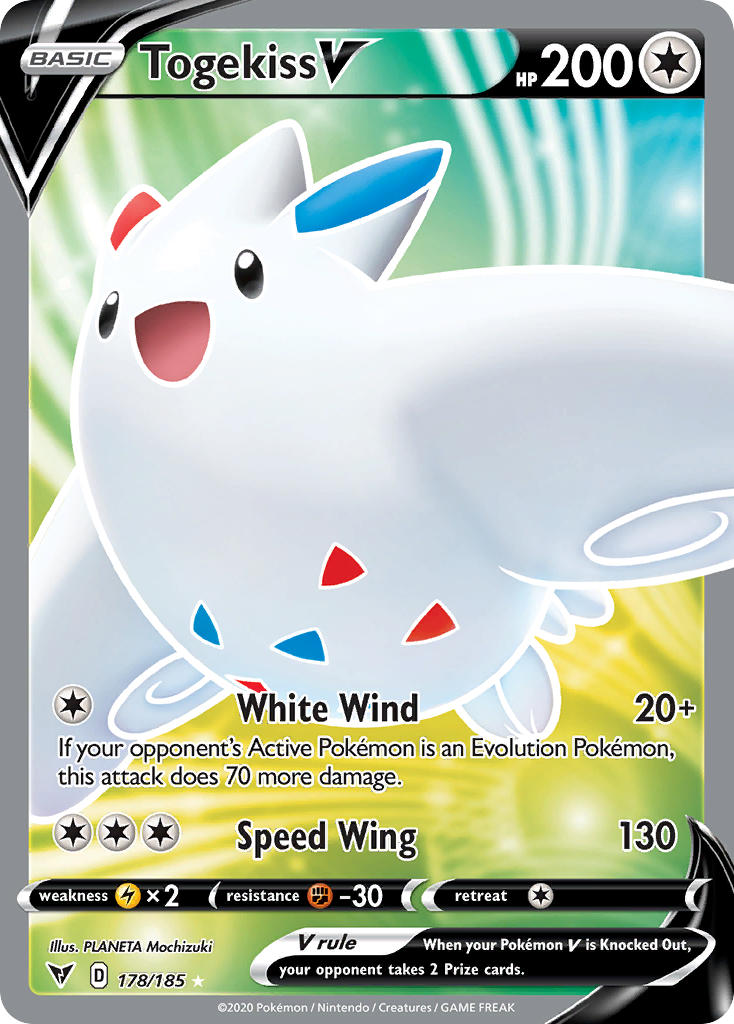 Togekiss V (178/185) [Sword & Shield: Vivid Voltage] | Fandemonia Ltd