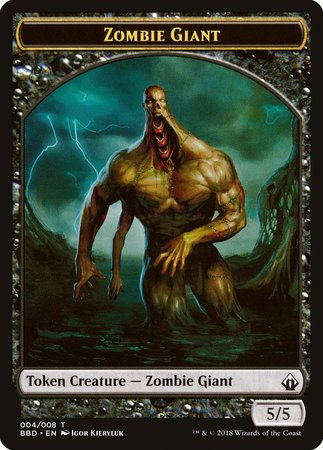 Zombie Giant Token [Battlebond Tokens] | Fandemonia Ltd