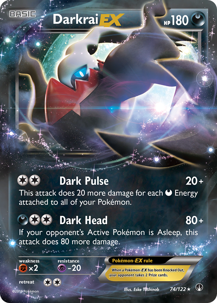 Darkrai EX (74/122) [XY: BREAKpoint] | Fandemonia Ltd