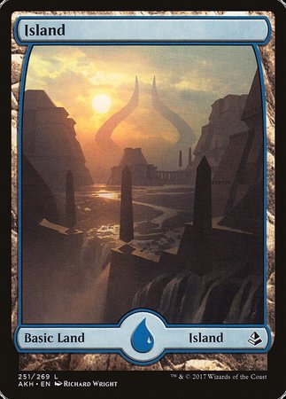 Island (251) - Full Art [Amonkhet] | Fandemonia Ltd