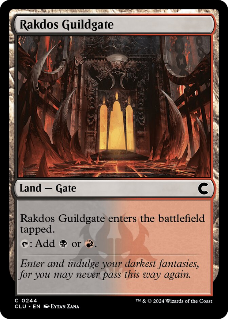 Rakdos Guildgate [Ravnica: Clue Edition] | Fandemonia Ltd